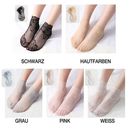 🔥Kaufen 1，Erhalten 10🔥Damen-Spitzensocken(10 Paar)