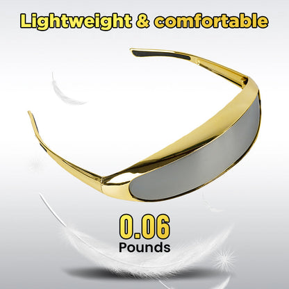 Protective One-Piece Mirror Welding Goggles