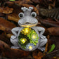 🔥Heißer Verkauf🔥Solar harz Frosch Figur Gartendeko für Draußen