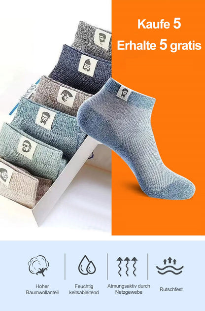 🔥Kaufen 5 , 5 Gratis🔥 Sneaker Socken Herren