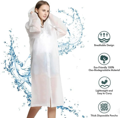 Portable Unisex Rain Cape aus EVA [2 pack]