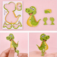 🔥Heiße Spielzeuge🤗🦖Erzieherisches 3D-Cartoon-Puzzle