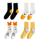 4 Paar Ins Style Unisex trendige Socken