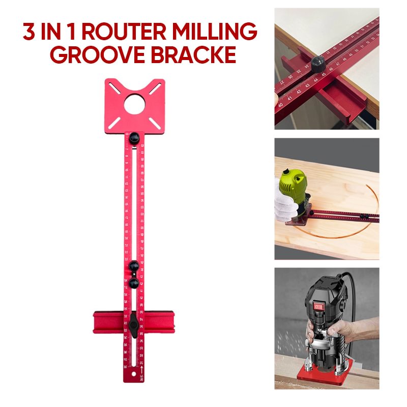 3 in 1 Router Milling Groove Bracket