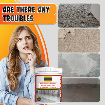 Decoration Essentials🔥Anti-Slip Concrete Floor Paint for Interior & Exterior