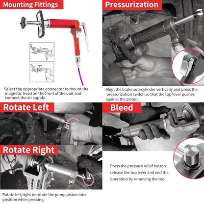 🧰✅24pcs Pneumatic Brake Caliper Compression Tool